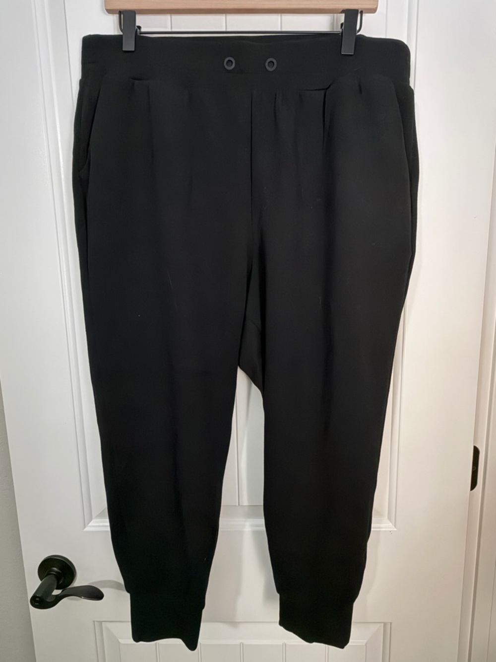 torrid Black Pleated Jogger Pants with Button Waist